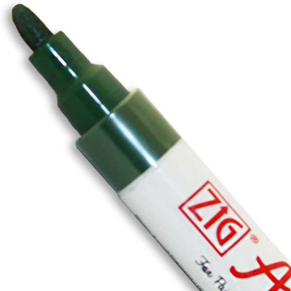 Forest Green Acrylista Waterproof Pen - 6mm Nib